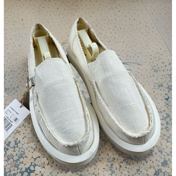 Sanuk Shoes - Sanuk Donna St Hemp Slip-On Soft Top Shoes Women’s 8 White 1119310 NEW